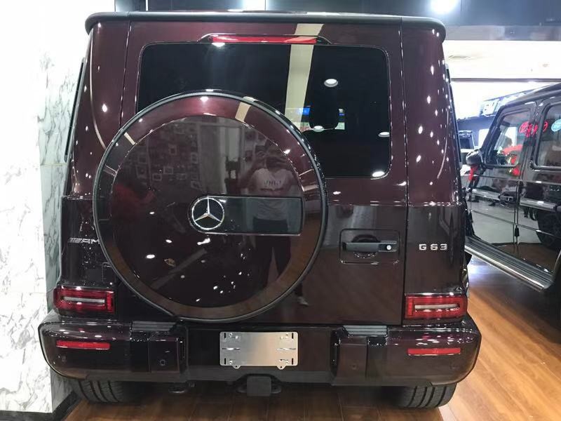19款奔驰G63限量 酒红/棕黑双拼到店图解-图6