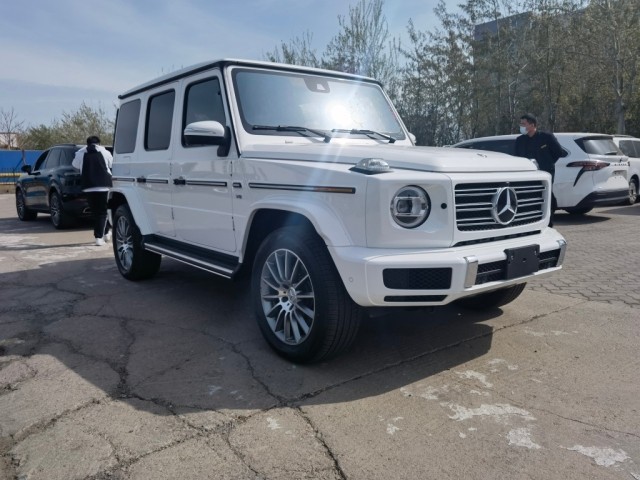 21款加版奔驰g550白色国六预售促销