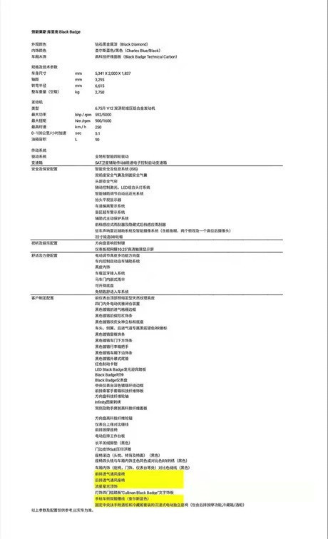 2021款劳斯莱斯库里南bb版钻石黑86x万