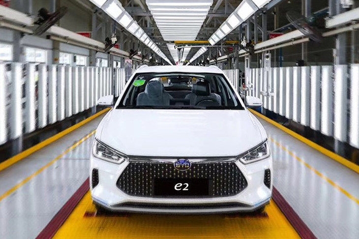 比亚迪e2预售10-13万元 将于8月内上市 续航360km