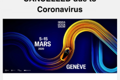 受疫情影响 2020日内瓦车展取消