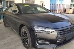 比亚迪汉DM版低伪装实拍图曝光 预计6月上市