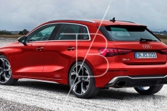 2022款奥迪RS3 Sportback渲染图曝光 可达450马力？！
