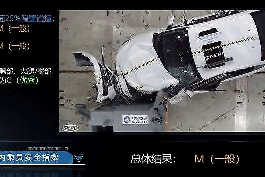 继思域B柱断裂后，本田INSPIRE在中保研A柱又弯了……