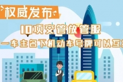 车牌号可以互换啦！手续很简单，110元搞掂？