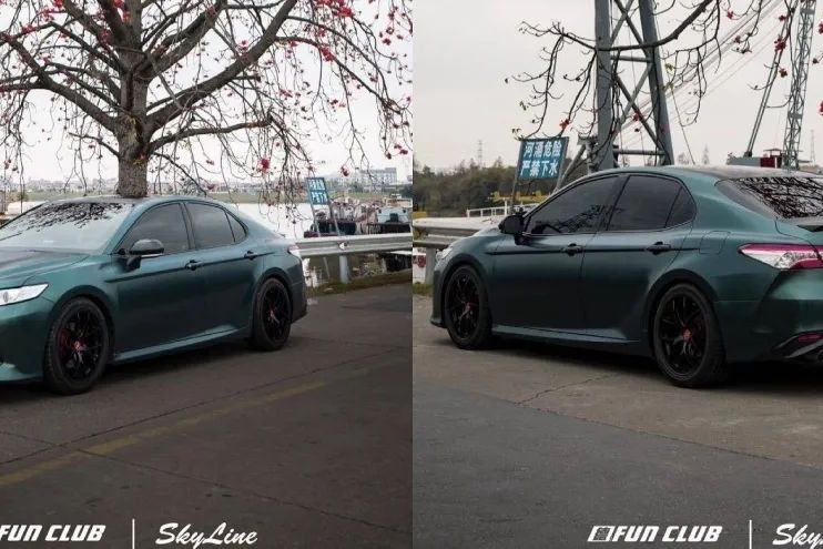 为了完成心中最理想状态，深圳车友打造宝绿色八代凯美瑞案例