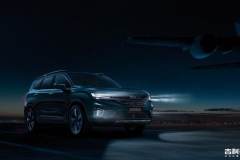 吉利豪越将于3月21日亮相 对标汉兰达/提供两种座椅布局