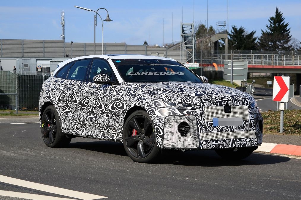 2021款捷豹F-Pace测试车