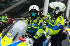 英雄归来，最高礼遇！广州交警铁骑热血护航援鄂医疗队员