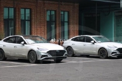 北京现代全新索纳塔实车 轴距大幅加长/5月份上市