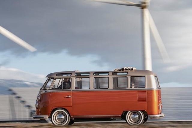 经典再现，e-Bulli 概念车发布官图，致敬大众T1