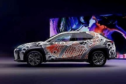 雷克萨斯花100万打造出世界上第一台纹身汽车，网友：刮了怎么办