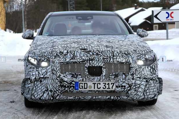 奔驰AMG C 53测试谍照曝光 或搭2.0T发动机/2021年亮相