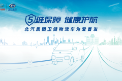 北汽集团健康产品第二弹 升级版卫健物流车助力防疫