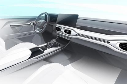 大格局、大空间、大气派，吉利豪越首曝内饰设计图