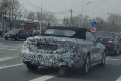 宝马全新4系敞篷版国内谍照 外观神似8系/取消硬顶敞篷版