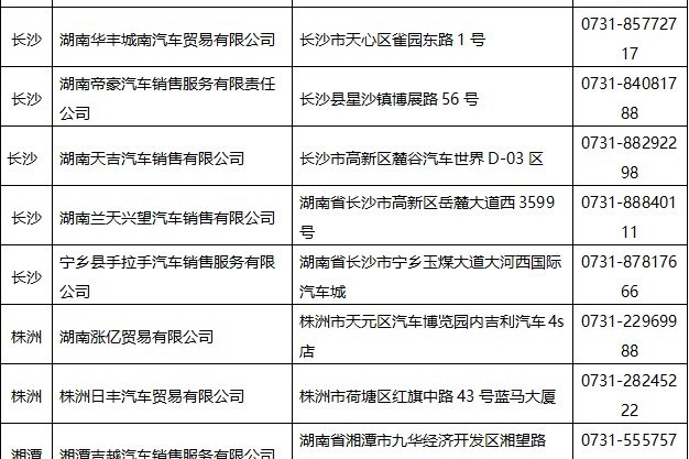 湖南湘潭经开区对省产缤越远景购置补贴