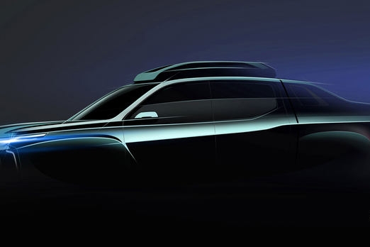 上汽MAXUS概念皮卡预告图 下半年正式亮相