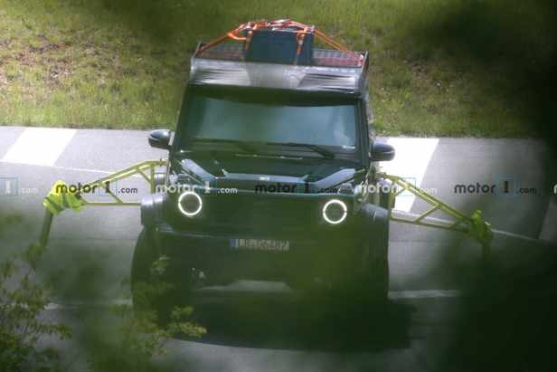 全新奔驰G550 4x4²谍照曝光 搭载4.0T双涡轮增压V8发动机