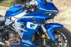 钱江600RR四缸跑车实车图曝光，配备Brembo卡钳和TFT液晶仪表