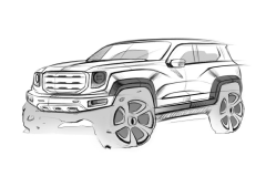 加入经典硬派SUV设计元素 哈弗全新SUV设计手稿曝光