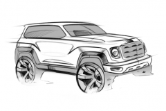 大师手笔 哈弗全新品类SUV手绘稿曝光