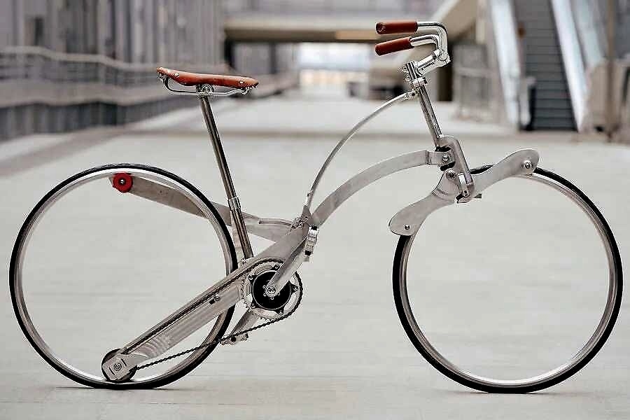 没有辐条能折叠，自行车也能颠覆认知