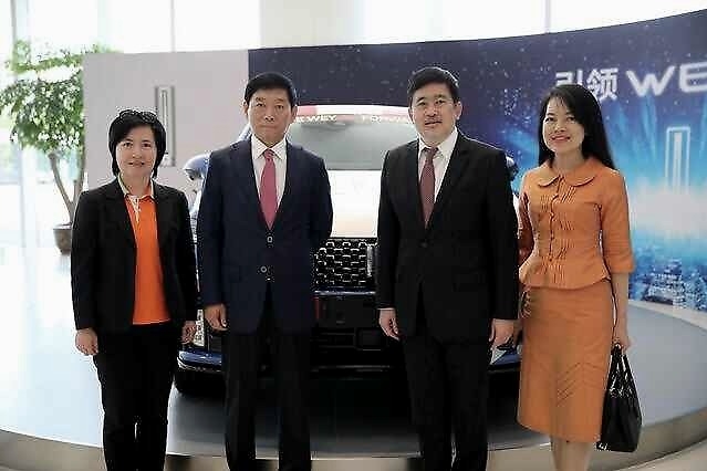 泰国驻华大使阿塔育·习萨目一行访问长城汽车