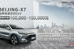 基于全新BMFA架构，BEIJING-X7首发亮相，预售价10-15万元