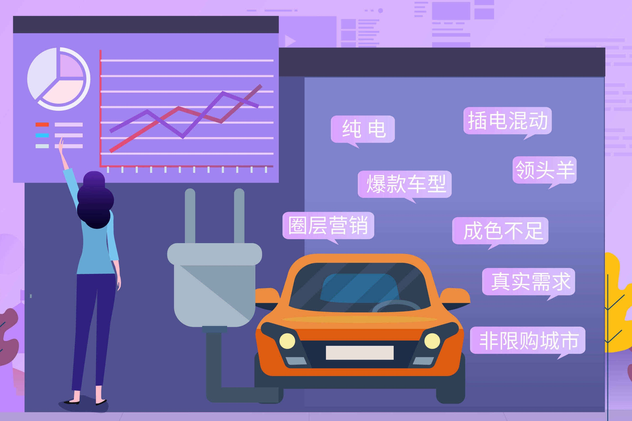 极简版4月新能源车上险量 1张图+8句话一目了然