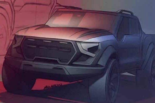 当看到福特F-150猛禽的渲染图时，我肯定，你绝不会再考虑现款了