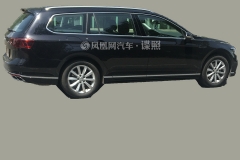 全新外观设计/使用Passat尾标 新款大众蔚揽R-line路试谍照