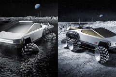 特斯拉 Cybertruck 月球车渲染图曝光！或将作为NASA月球车