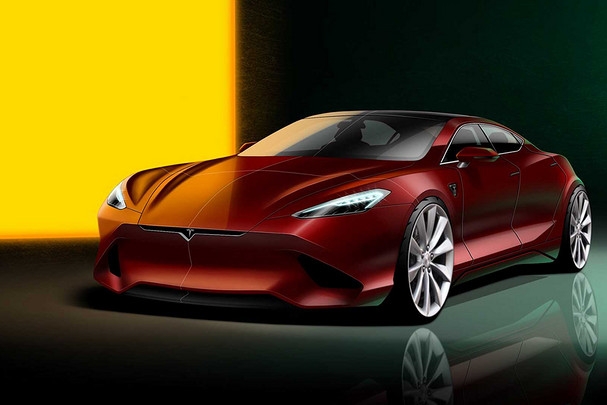 全新特斯拉Model S假想图曝光 颇有GT跑车韵味