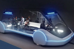 特斯拉与Boring Company合作打造12座电动面包车 隧道内运输乘客