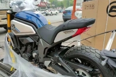 春风CLX700复古实车已经开箱挂牌，即将近期发布