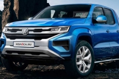 全新大众Amarok假想图曝光 或将采用福特技术