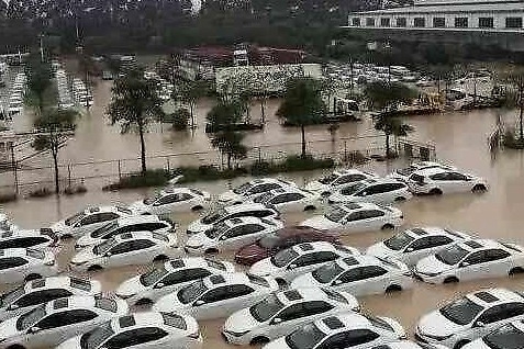 大雨淹没广汽本田后花园，大量新车被淹，后来都去了哪里？