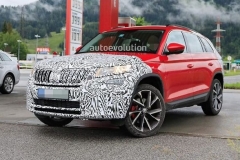 新款斯柯达柯迪亚克RS谍照 外观或小幅调整