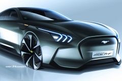 正品纯电动肌肉车 福特Mustang Mach-F假想图曝光