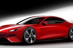 捷豹全新XF纯电版曝光！造型犀利/续航500km