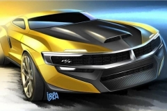 全新道奇Charger渲染图曝光 依旧充满肌肉感