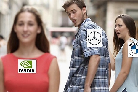 德系豪华两大“渣” 奔驰“出轨”英伟达 宝马“备胎”英特尔