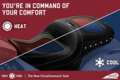 印第安的黑科技，可以调节冷热的摩托车坐垫