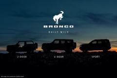 福特硬派SUV Bronco假想图曝光 三种车身供选