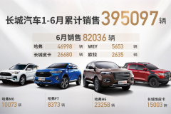 皮卡同比上涨48%！长城汽车上半年销量近40万辆