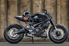 印度BajajDominar 400​改装案例展示，质感相当棒