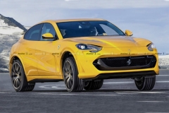 法拉利首款SUV渲染图曝光 或定名Purosangue