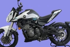 钱江QJ350街车实车曝光，外观小号追600跟哈雷338共享发动机？