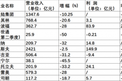上半年营收利润大幅下降!跨国零部件业绩或跌入谷底